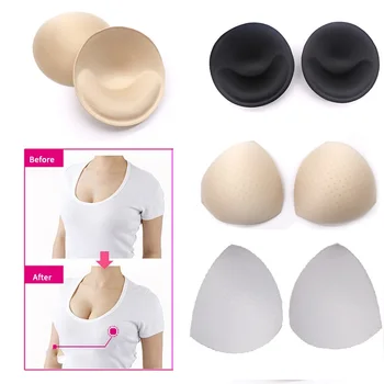 Kadın Mayo Dolgu Sutyen Ekler için Sünger Köpük Push Up Sütyen Pedleri Artırıcı Göğüs Bardak Meme Bikini Mayo Ekler Göğüs Pedi
