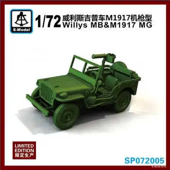 S-Modeli SP072005 1/72 Willys MB & M1917 MG (1 adet)