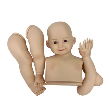 28 İnç El Yapımı Bebe Boyalı Yeniden Doğmuş Bebek Kitleri İle Tam vücut Vinil Yeniden Doğmuş Bebek Boneca Reborn Corporation De Silikon