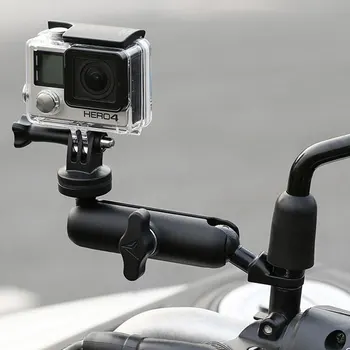 GoPro Dağı Tutucu Motosiklet Aksesuarları Gidon Ayna Standı Bisiklet Bisiklet Desteği GoPro Hero 11 10 9 Spor Kameralar