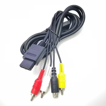 Süper Nintendo SNES GameCube NGC N64 için 1.8 M /6FT AV S-Video Kompozit Kablo kordonu