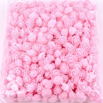 50 Adet / grup Köpük Gül yapay çiçekler Düğün Süslemeleri Ev İçin DIYWreath Scrapbooking Aksesuarları Sevgililer günü Hediyesi