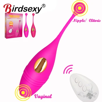 Kablosuz Uzaktan Vibratör Yetişkin çiftler için oyuncaklar Yapay Penis G Noktası Klitoris Stimülatörü Vajina Yumurta Vibratör Kadınlar İçin Seks Oyuncak Seks Shop