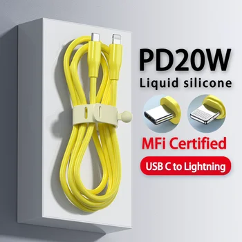 MFi Sertifikalı PD 20W Tip C Yıldırım Hızlı Şarj iPhone 14 13 12 11 Pro Max XR iPad Mini Telefon Şarj Cihazı USB C Kablosu